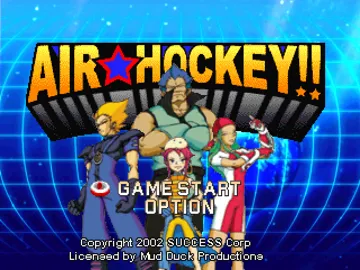 Air Hockey (US) screen shot title